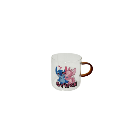 Picture of pink and blue stitch cup