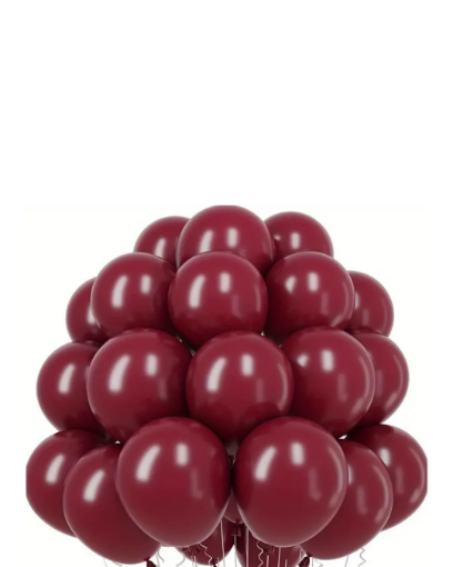 Picture of Dark red ballons