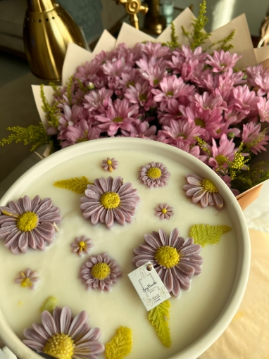 Picture of Candle /flower package 