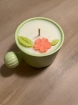 Picture of Coffee cup candle rose