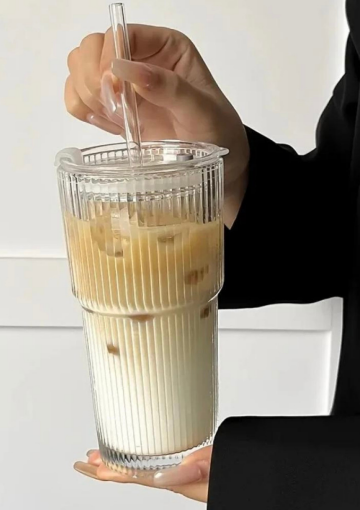 Picture of Glass with straw