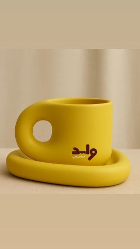 Picture of Coffee cup yellow