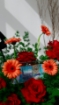 Picture of Flowers bouquet with money box
