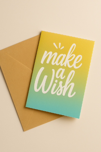 Picture of Make a wish card