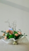 Picture of Labubu with flower gift