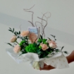Picture of Labubu with flower gift