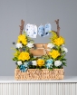 Picture of Baby boy flowers arrangement 