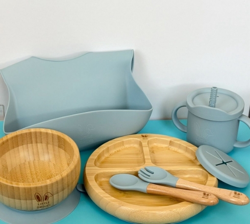 Picture of Baby feeding set blue
