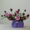 Picture of Handmade bag with big flowers