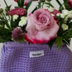 Picture of Handmade bag with big flowers