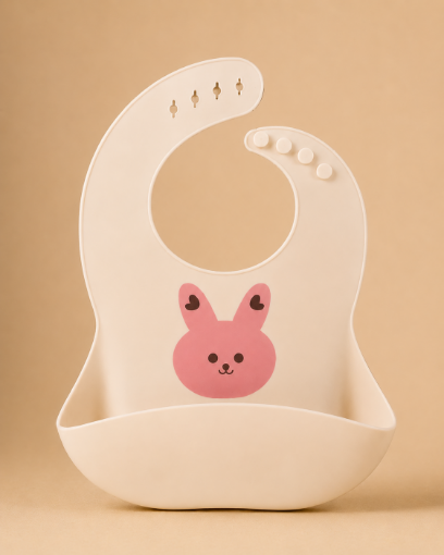 Picture of Cute rabbit food bib 