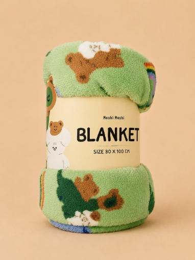 Picture of Green baby blanket